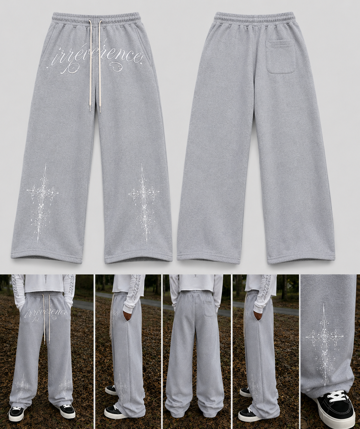 Gray baggy sweats